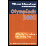 USA and International Mathematics Olympiads 2000