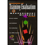 Handbook of Training Evaluation and Measurement Methods