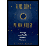 Revisioning Phenomenology  Nursing and Health Science Research