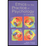 Ethics for Practice of Psycho. in Canada