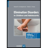 Elimination Disorders in Children and Adolescents, in the series Advances in Psychotherapy, Evidence Based Practice