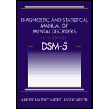 Diagnostic and Statistical Manual of Mental Disorders DSM 5 5TH 13 Edition, by American Psychiatric Association - ISBN 9780890425541