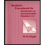 Students Coursebook for Introduction to Communicative Disorders