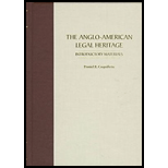 Anglo American Legal Heritage  Introductory Materials