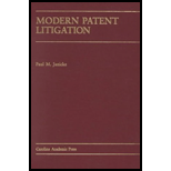 Modern Patent Litigation  Cases, Comments, and Notes