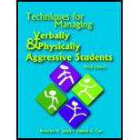 Techniques for Managing Verbally and Physically Aggressive Students