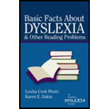 Basic Facts About Dyslexia and Other Reading Problems