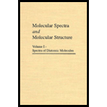 Molecular Spectra and Molecular Structure Spectra of Diatomic Molecules, Vol. 1