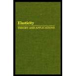 Elasticity  Theory and Applications