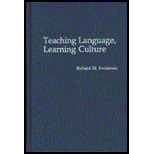 Teaching Language, Learning Culture