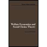 Welfare Economics and Soc. Choice Theory