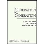 Generation to Generation  Family Process in Church and Synagogue