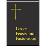 Lesser Feasts and Fasts 2006