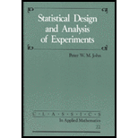 Statistical Design and Analysis