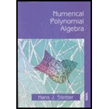 Numerical Polynomail Algebra