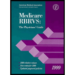 Medicare RBRVS Physicians Guide, 1999