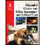 Manual of Canine and Feline Emergency and 