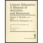 Leisure Education  A Manual of Activities and Resources (Looseleaf New Only)