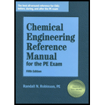 Chemical Engineering Reference Manual for the PE Exam