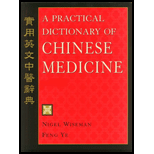 Practical Dictionary of Chinese Med.