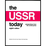 USSR Today Perspectives From Soviet Press