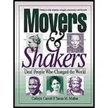 Movers & Shakers: Deaf People Who by Carroll, Cathryn