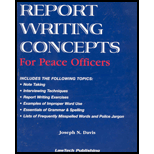 Report Writing Concepts for Peace Officers