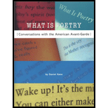 What Is Poetry  Conversations With the American Avant Garde