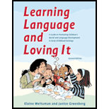 Learning Language and Loving It  A Guide to Promoting Childrens Social, Language, and Literacy Development in Early Childhood Settings