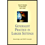 Generalist Practice in Larger Settings  Knowledge and Skill Concepts