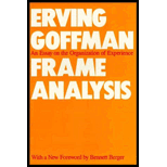 Frame Analysis  An Essay on the Organization of Experience