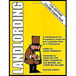 Landlording A Handymanual for Scrupulous Landlords and Landladies Who Do It Themselves