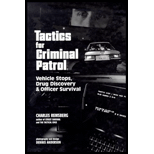 Tactics for Criminal Patrol  Vehicle Stops, Drug Discovery and Officer Survival