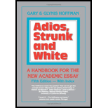 Adios, Strunk and White