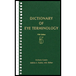 Dictionary of Eye Terminology