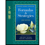 Chinese Herbal Medicine Formulas and Strategies