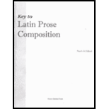 Key to Latin Prose Composition