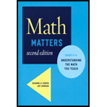 Math Matters  Understanding the Math You Teach, Grades K 8