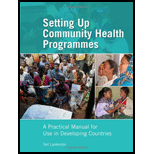 Setting up Community Health Programmes