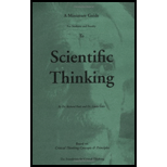 Thinkers Guide to Scientific Thinking