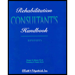 Rehabilitation Consultants Handbook