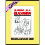 Learning Legal Reasoning  Revised