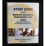 National Counselor Exam and CPCE Study Guide