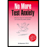 No More Test Anxiety   With CD