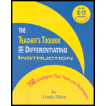 Teachers Toolbox for Differentiating Instruction