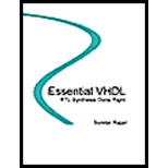 Essential VHDL  RTL Synthesis Done Right (ISBN10 0966959000; ISBN13 