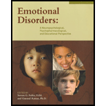 Emotional Disorders A Neuropsychological, Psychopharmacological, and Educational Perspective