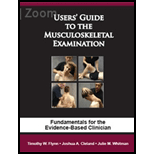 Users Guide to the Musculoskeletal Examination  Fundamentals for the Evidence Based Clinician   With CD