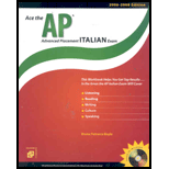 Ace the AP Italian Examination, 2006 2008  With CD