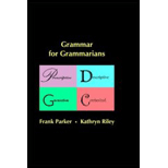 Grammar for Grammarians  Prescriptive, Descriptive, Generative, Contextual